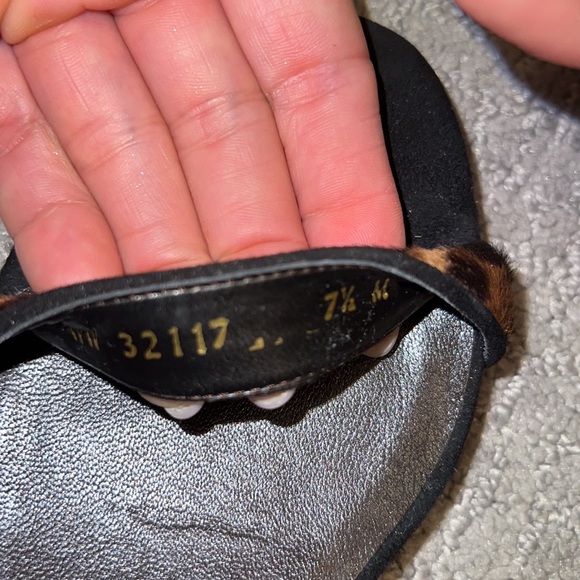 Stuart Weizmann leopard sandals 7.5 - Picture 7 of 7